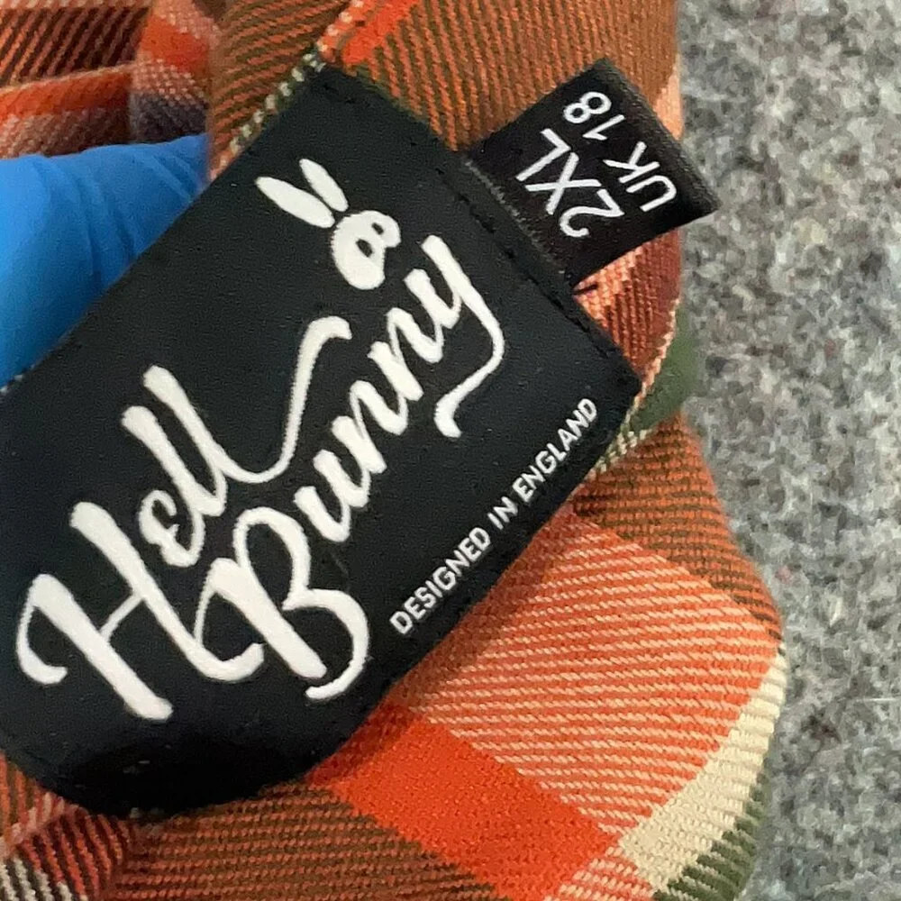 Hell Bunny "Oktober" Pinafore Dress - Picture 5 of 5